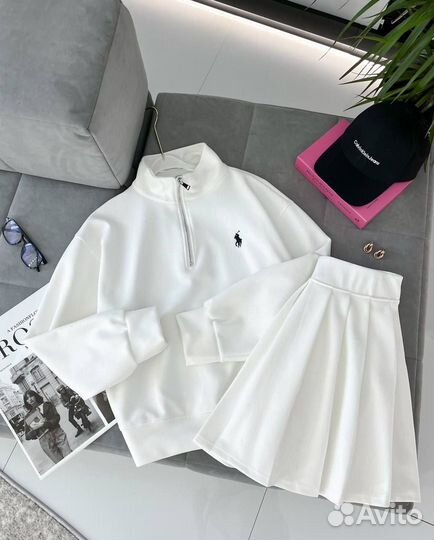 Двойка костюм с юбкой