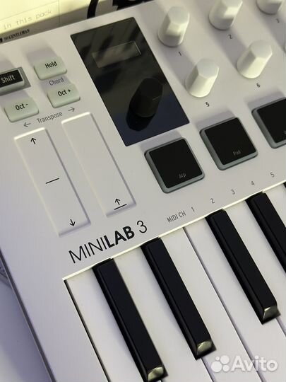 Синтезатор arturia minilab 3 midi клавиатура