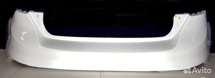 Бампер задний Ford Focus 3 11-15 хэтчбэк белый