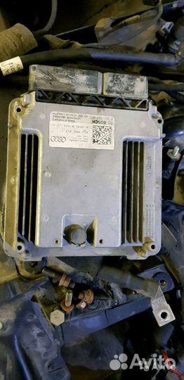 Эбу блок + ключ двс 07P906023F W12 Audi A8 D4