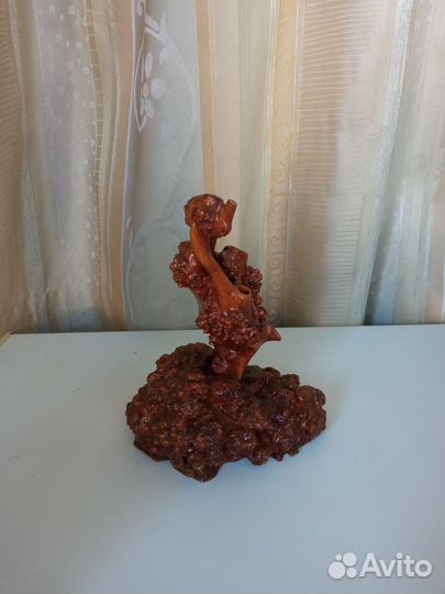 Ваза из капа оригинальная. Подсвечник