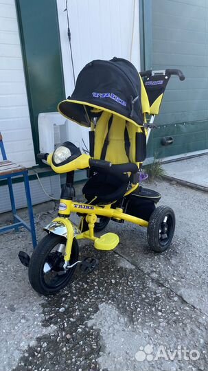 3х колесный велосипед с ручкой