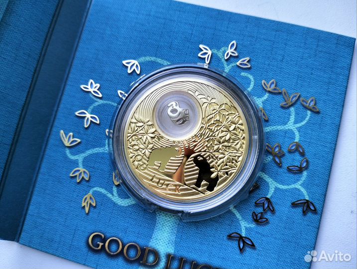 Монета Серебро 2 доллара 2013 Слон, Ниуэ