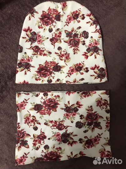 Шапка и снуд для девочки