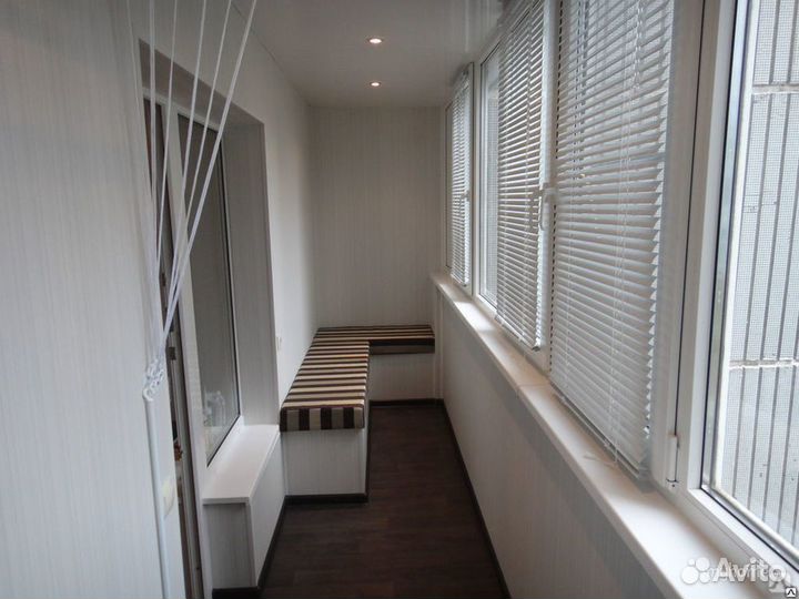 Остекление и отделка балконов