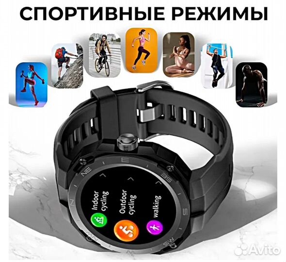 Умные часы HW3 cyber SMART Watch Черный