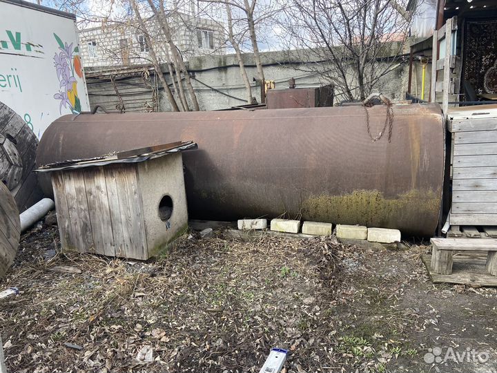 Емкость-труба металлическая стальная
