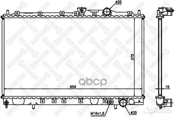 10-25950-SX радиатор системы охлаждения Mitsub