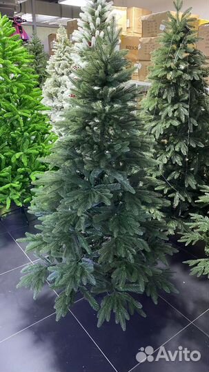 Ёлка искусственная 'Байкальская', литая+пвх