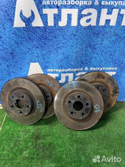 Диск тормозной передний Toyota Corolla 150 3ZZ-FE