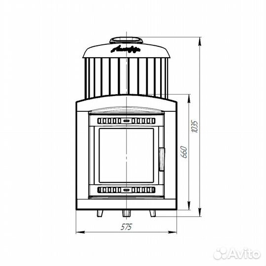 Печь Для Бани Атмосфера XL» ламели «Змеевик» набор
