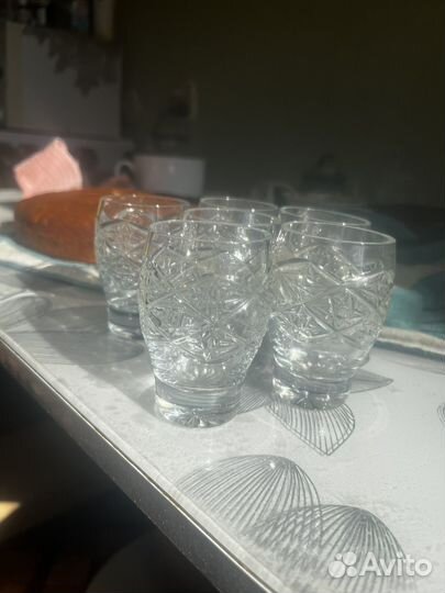 Хрустальные рюмки