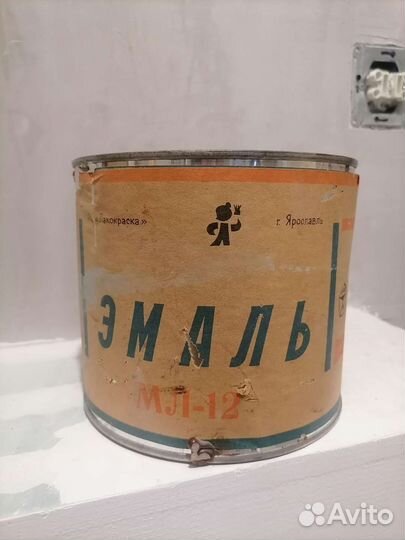 Коллекционная банка Ярославской краски