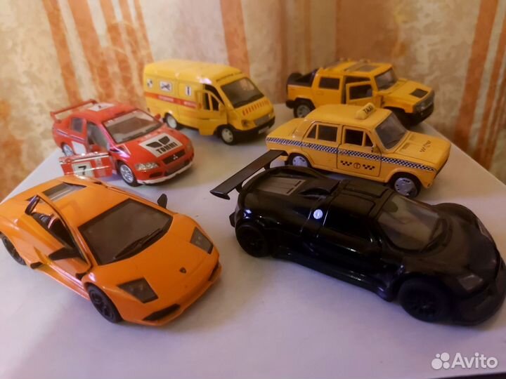 Детские машинки игрушки металлические