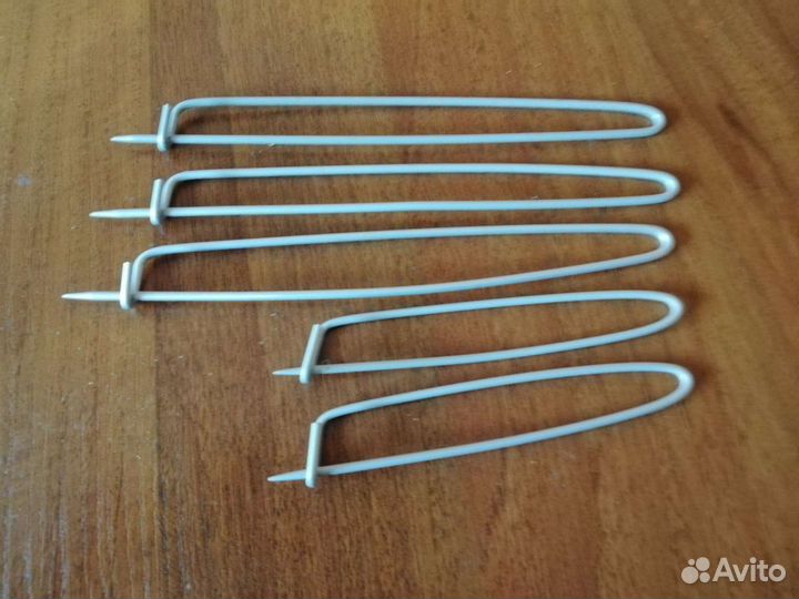 Вязальные спицы, крючки, булавки для снятия петель