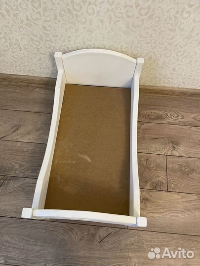 Кроватка для кукол деревянная