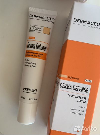 Защитный крем Spf 50 Dermaceutic с тоном