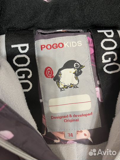 Детский зимний комбинезон на девочку