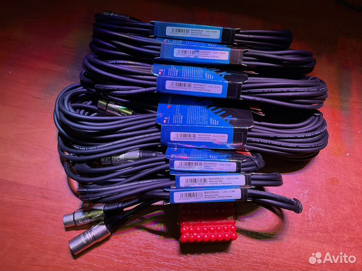 Микрофонный провод Cordial и Proel XLR Canon