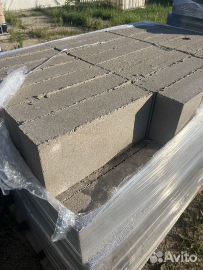 Блок бетонный фундаментный/перегородочный/стеновой