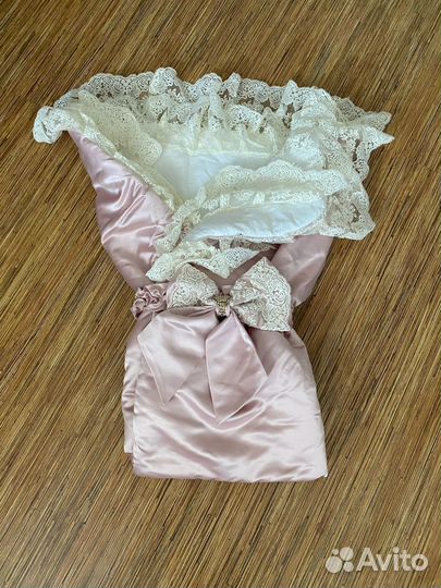 Конверт-одеяло на выписку летний для девочки