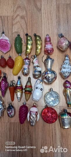 Елочные игрушки СССР