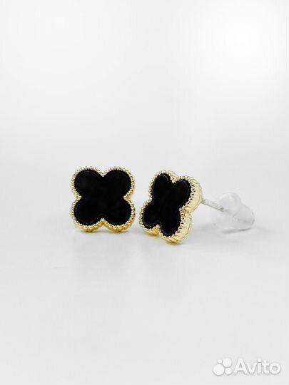 Серьги клевер