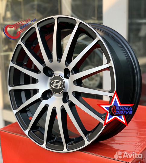 Диски Hyundai R16 4x114,3 Kia Black matt