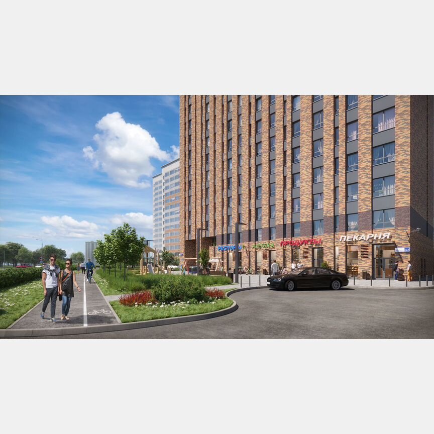 Апартаменты-студия, 27,3 м², 11/16 эт.