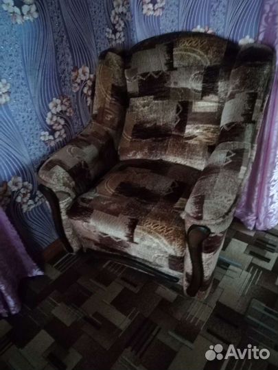 Комплект (Диван, 2 кресла, 2 пуфика)