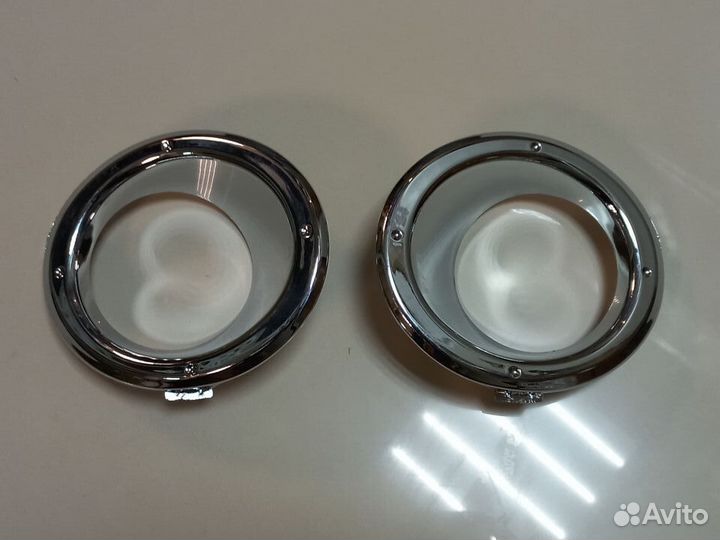 Оправа туманки 1 шт Nissan Patrol 2004-2010 хром