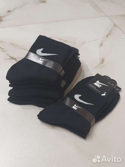 Носки мужские Nike чёрные
