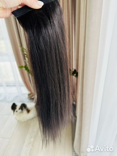 Волосы натуральные хвост (шиньон)