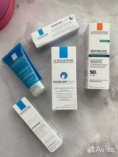 La roche-posay скраб, крем