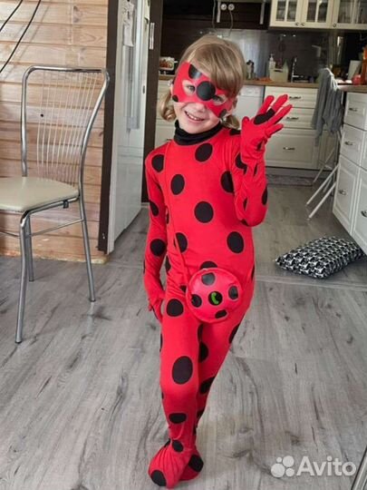 Костюм Леди Баг и аксессуары, новые