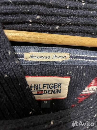 Tommy Hilfiger оригинал оверсайз свитер кардиган