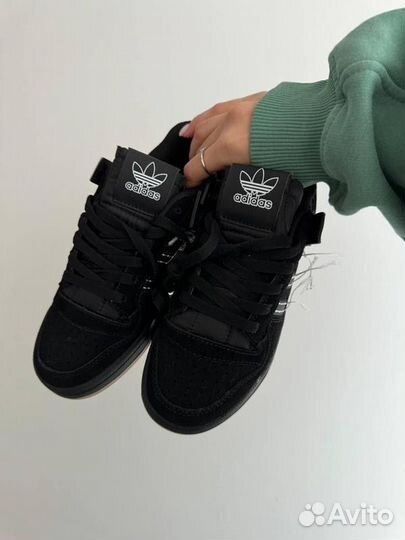 Кроссовки женские adidas forum black