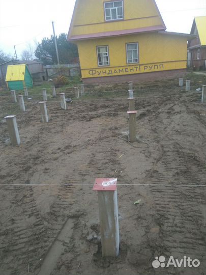 Жб сваи. Фундамент на жб сваях под ключ