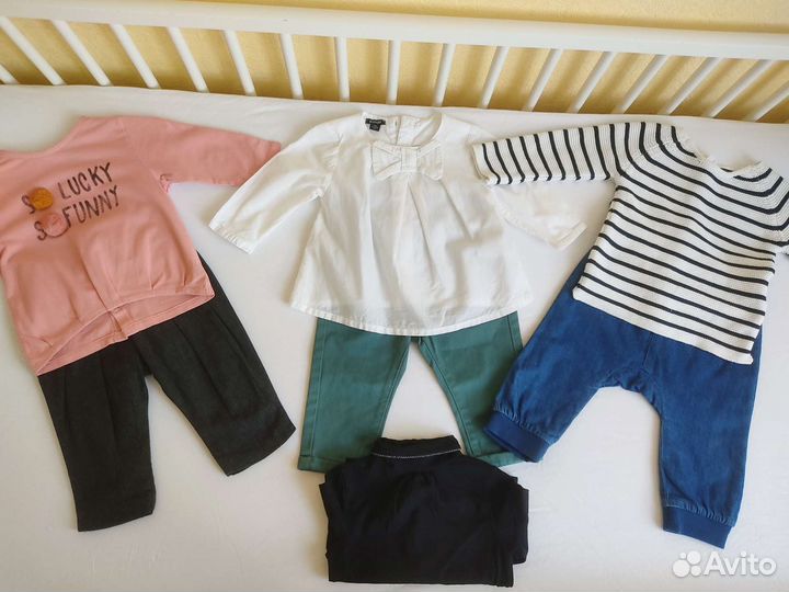 Вещи пакетом 68-74р. kiabi