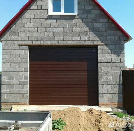 Автоматические и механические секционные ворота