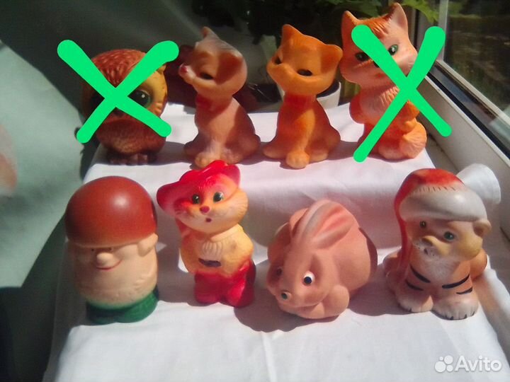 Резиновые игрушки СССР