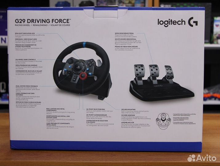 Игровой Руль Logitech G29 Driving Force PS4/PS5/PC