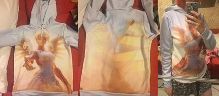 Толстовка с Мерси (Mercy, Ангела) из Overwatch