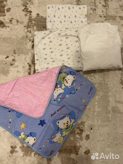 Детское постельное белье, пеленки