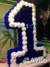 Объемная цифра на день рождения