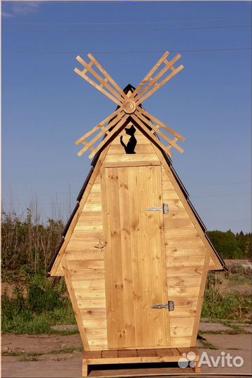 Дачный туалет с установкой BLU784