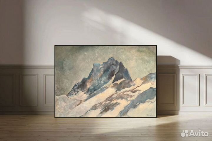 Картина маслом горы в наличии
