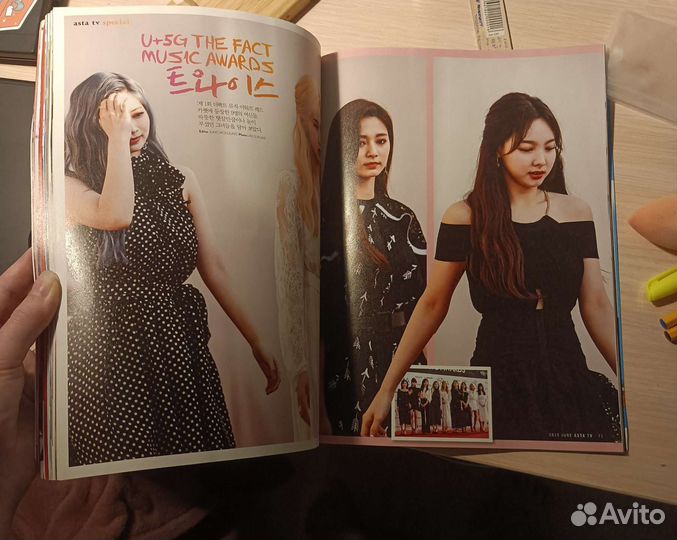 Журнал k-pop Asta TV 2019, BTS, twice,Mamamoo, TxT