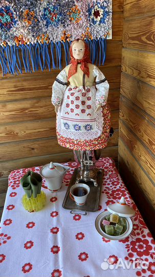 Кукла-грелка на самовар ручной работы