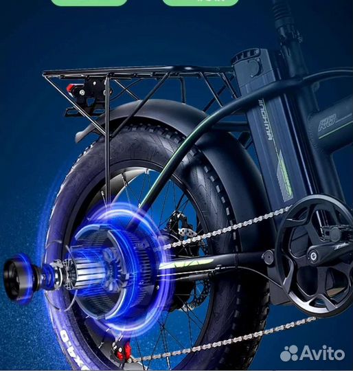 Электрический фэтбайк складной 48 в 15 ач новый